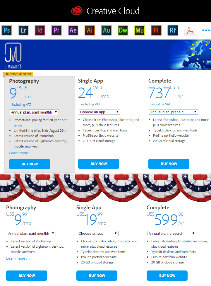 adobe education pricing