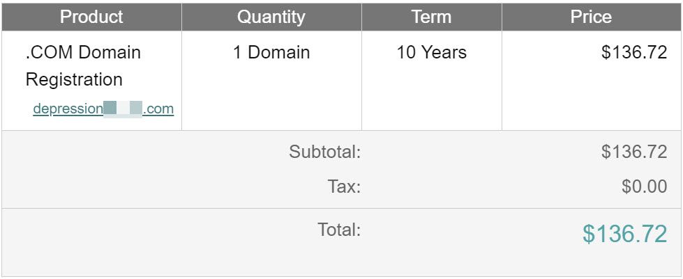 depression-domain-name-registration