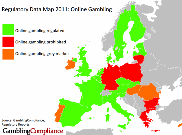 countries online gambling legal