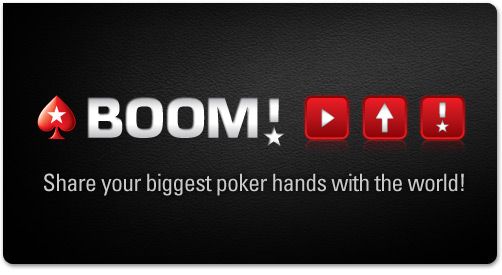 Sharing Poker Hands via PokerStars Boom! Hand Replayer
