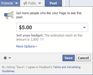 Facebook Starts Charging Extra to Promote Posts in Pages