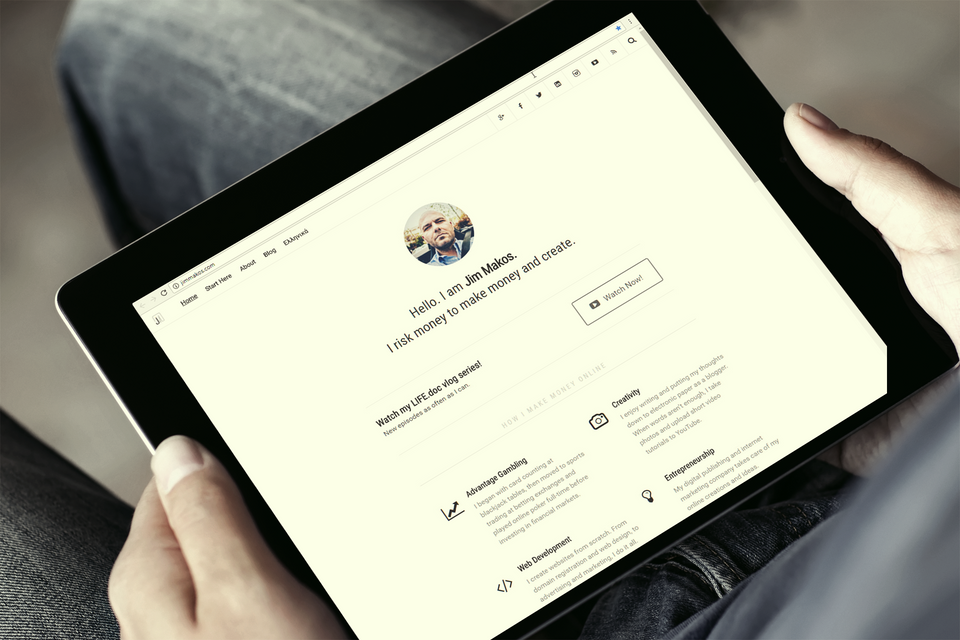 Καλώς ήρθατε στο JimMakos.com, την Προσωπική μου Ιστοσελίδα!