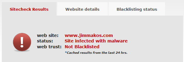Virus Infected Websites, Excellent HostGator Support