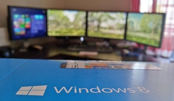 Windows 8 desktop PC with four monitors. Does it work?